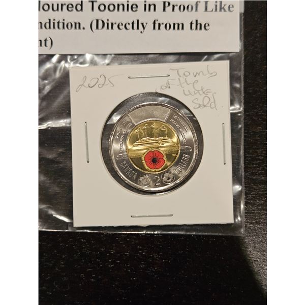 2025 Canada "Honoring Canadas Unknown Soldier" toonie