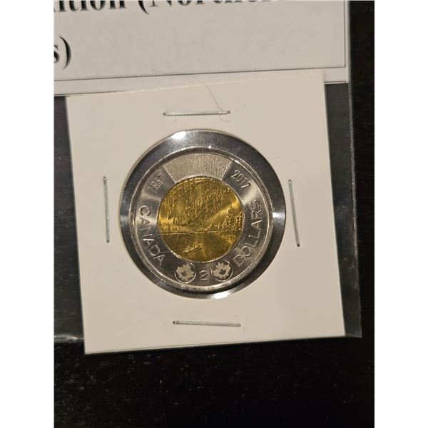 18672017 Canada "50th Anniversary of Confederation" toonie