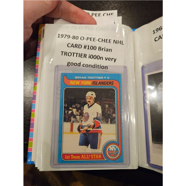 197-80 O pee Chee NHL card #100 "Brian Trottier"