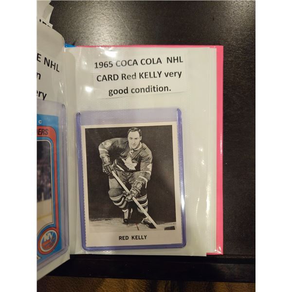 1965 Coca Cola NHL card "Red Kelly"
