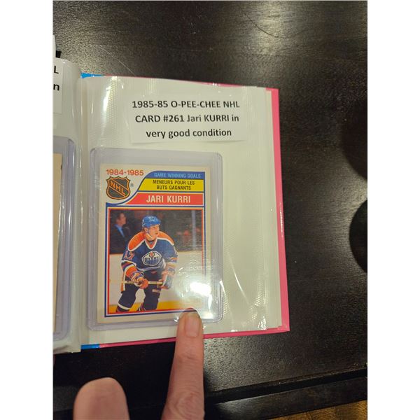 198585 O pee Chee NHL card #261 Jari Kurri"
