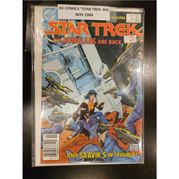 DC Comics "star trek" #08 Nov 1984