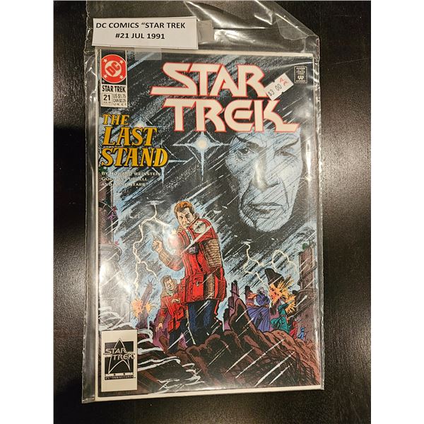 DC Comics "star trek" #21 July 1991