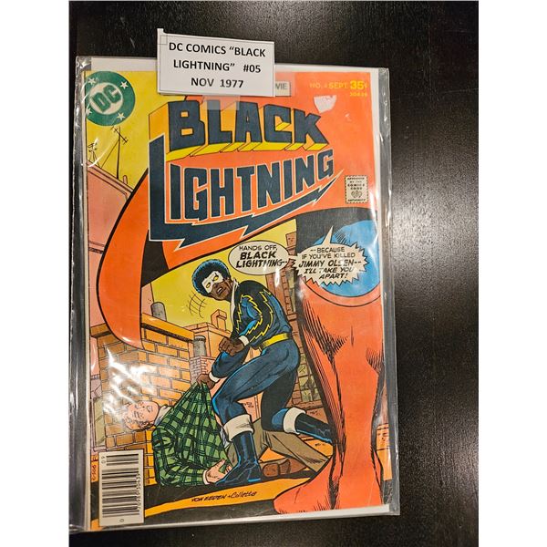 DC Comics "black lightening" #05 July 1977