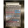 Image 1 : Metal sign "Kitchen rules"