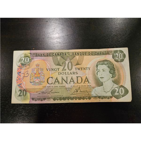 1979 Canadian $20 bill