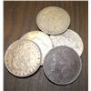 Image 1 : Lot of 5 Random Date Morgan Silver Dollars