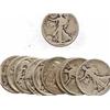 Image 1 : Lot of 10 Walking Liberty Halves-