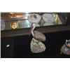 Image 3 : FLORAL & BIRD SCULPTURES (4 PCS)