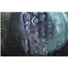Image 4 : KURT MCVAY DICHROIC IRIDESCENT FUSED ART GLASS PLATE & ETCHED GLASS BOWL (2 PCS)