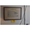 Image 1 : FRAMED VINTAGE PRINT COMMEMORATING THE 100TH ANNIVERSARY OF THE CAFE TUILERIES & THE HOTEL INTERCONT