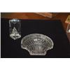 Image 2 : WATERFORD SHELL DISH & WATERFORD CRYTAL TIMES SQUARE 2001 HOPE FOR ABUNDANCE PRISM (2 PCS)