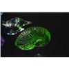 Image 4 : COLLECTION OF GLASS SEA SHELLS & CRYSTAL FISH SCULPTURE (5 PCS)