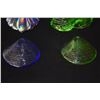 Image 6 : COLLECTION OF GLASS SEA SHELLS & CRYSTAL FISH SCULPTURE (5 PCS)