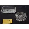 Image 1 : WATERFORD CRYSTAL TRAY, PGA TOUR & WATERFORD CRYSTAL DANDLE HOLDER (2 PCS)