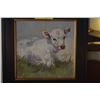 Image 2 : FRAMED OIL PAINTING, COW; BY LINDA ST. CLAIR (20" X 20")