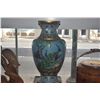 Image 3 : 25" CHINESE CLOISONNE VASE (DOES NOT INCLUDE STAND)