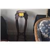 Image 1 : 36" CHINESE ROSEWOOD PEDESTAL PLANT STANDS W/MARBLE TOP (PAIR)