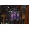Image 2 : CHINESE PEWTER TEAPOT W/REVERSE PAINTED GLASS PANELS & MINIATURE CHINESE SOFA (2 PCS)