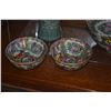 Image 4 : CHINESE ROSE MEDALLION PORCELAIN BOWLS & KOREAN CELADON VASE W/CLOUD & CRANE MOTIF (4 PCS)