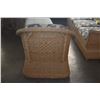 Image 9 : BRAIDED RATTAN SOFA SET W/SOFA, 2 ARM CHAIRS & FOOT STOOL (4 PCS)