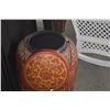 Image 4 : HAND PAINTED LACQUERED BAMBOO RICE STORAGE BASKET
