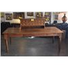 Image 2 : WOODEN WORK TABLE W/12 DRAWER REMOVALE STORAGE (84" X 40")