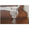 Image 4 : MIXED LOT: FRENCH CRYSTAL EGG, GLASS BIRD FIGURINE & HURRICANE CANDLE HOLDER (3 PCS)