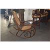 Image 3 : THONET STYLE BENTWOOD & CANE ROCKING CHAIR