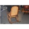Image 4 : THONET STYLE BENTWOOD & CANE ROCKING CHAIR