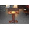 Image 1 : ANTIQUE MAHOGANY SIDE TABLE W/1 DRAWER