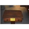 Image 2 : ANTIQUE MAHOGANY SIDE TABLE W/1 DRAWER
