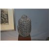 Image 4 : 16" STONE BUDDHA HEAD ON WOOD STAND