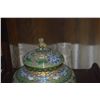 Image 3 : VINTAGE CHINESE CLOISONNE GINGER JAR W/LION FINIAL
