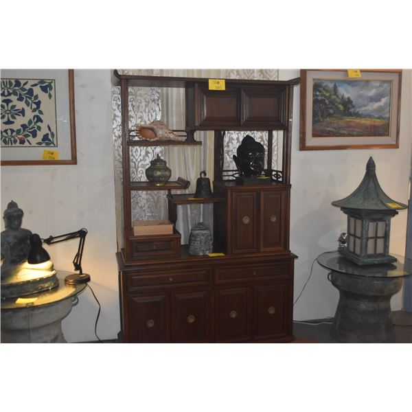 CHINESE ROSEWOOD DISPLAY CABINET