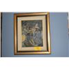 Image 1 : FRAMED OIL PAINTING, THREE LADIES; SIGNED & DATED 1944 (25 1/4" X 29 1/4")