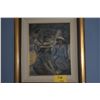 Image 2 : FRAMED OIL PAINTING, THREE LADIES; SIGNED & DATED 1944 (25 1/4" X 29 1/4")