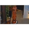 Image 3 : CARVED WOOD WISEMAN STATUE