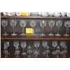 Image 1 : ROYAL DOULTON STEMMED WINE GLASSES & WHISKY TASTING GLASSES W/LIDS (21 PCS)