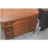Image 3 : ANTIQUE SECRETARY DESK W/3 DRAWERS
