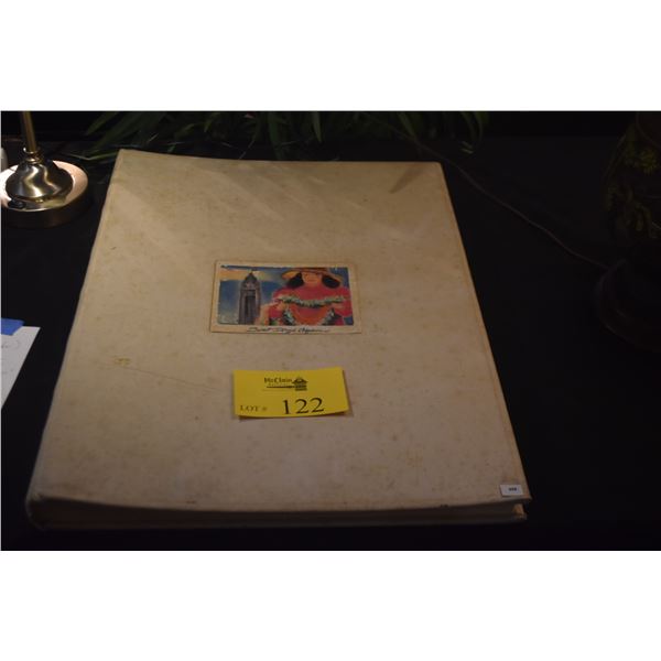 EXTRA LARGE SCRAP BOOK - ALOHA TOWER BOAT DAYS AGAIN (17" X 24 3/4")