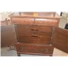 Image 5 : HIGHBOY DRESSER W/6 DRAWERS (36" X 22" X 52")