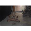 Image 3 : ANTIQUE ART NOUVEAU STYLE FLOOR LAMP W/FRINGED FABRIC LAMP SHADE