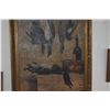 Image 3 : FRAMED ANTIQUE OIL ON CANVAS, STILL LIFE; SIGNED (29 1/4" X 38")