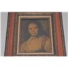 Image 2 : VINTAGE REPRODUCTION PRINT OF THE PAINTING OF THE GYPSY GIRL (ALSO KNOWN AS THE BOHEMIAN GIRL) (17" 