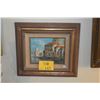 Image 1 : FRAMED "DECOR" OIL PAINTING OF A VENICE CANAL SCENE