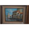 Image 2 : FRAMED "DECOR" OIL PAINTING OF A VENICE CANAL SCENE