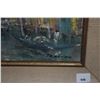 Image 3 : FRAMED "DECOR" OIL PAINTING OF A VENICE CANAL SCENE