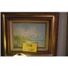 Image 1 : FRAMED OIL PAINTING ON CANVAS, SEASIDE LANDSCAPE; SIGNED CHUN H.