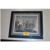 Image 1 : FRAMED LIMITED EDITION WOODBLOCK PRINT; SIGNED & DATED 1992 ( 24 1/4" X 21")